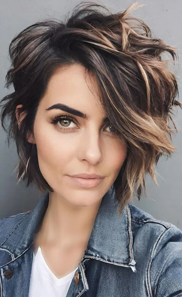 Highlighted bangs 26