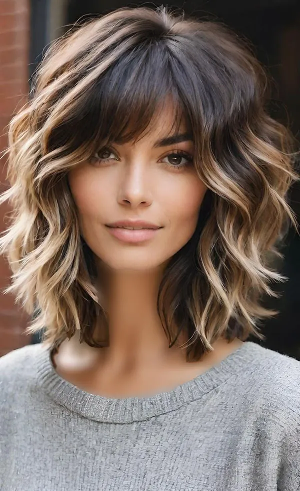 Highlighted bangs 27