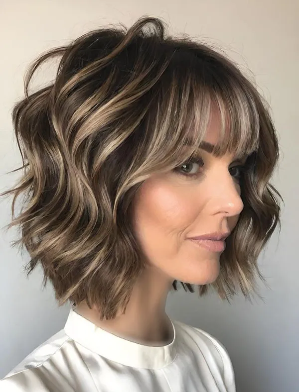 Highlighted bangs 30