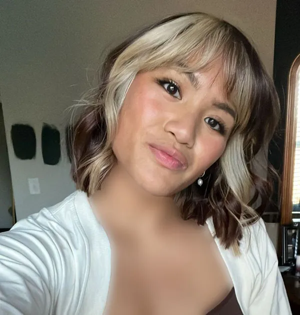 Highlighted bangs 31