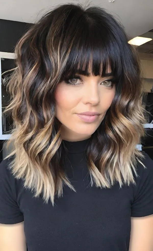 Highlighted bangs 4