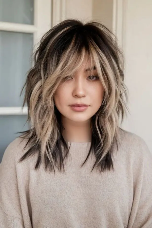 Highlighted bangs 6