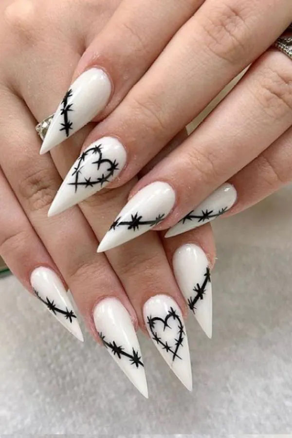 جدیدترین مدل ناخن مصنوعی خفن 2025 که توی اینستاگرام ترکوندن! 9 Huff artificial nails 5
