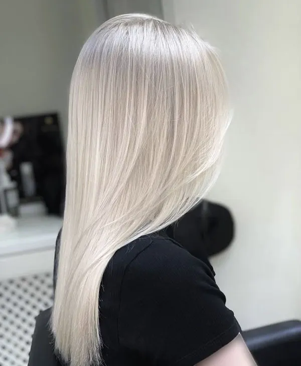 انواع ترکیب رنگ موی یخی زنانه؛ خنک، مدرن و ترند 2025 ! 17 Ice hair color combination 15
