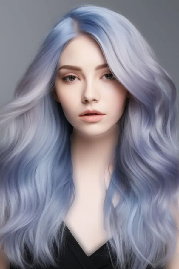 انواع ترکیب رنگ موی یخی زنانه؛ خنک، مدرن و ترند 2025 ! 22 Ice hair color combination 20