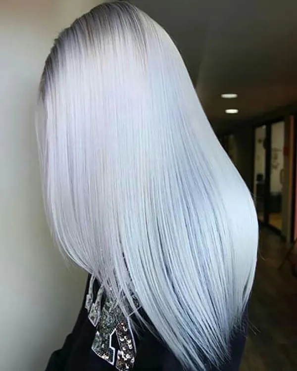 انواع ترکیب رنگ موی یخی زنانه؛ خنک، مدرن و ترند 2025 ! 10 Ice hair color combination 8