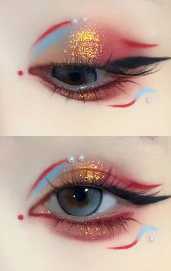 Korean eye makeup tutorial 12