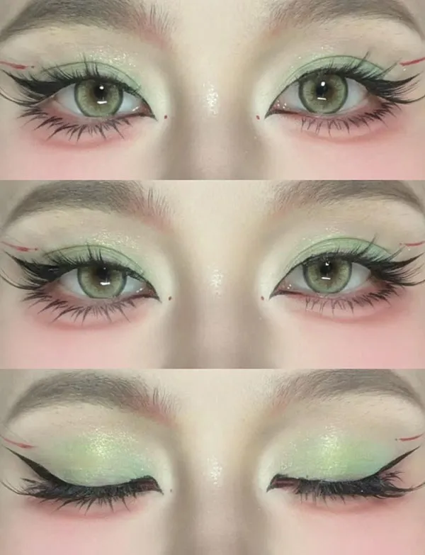 Korean eye makeup tutorial 17