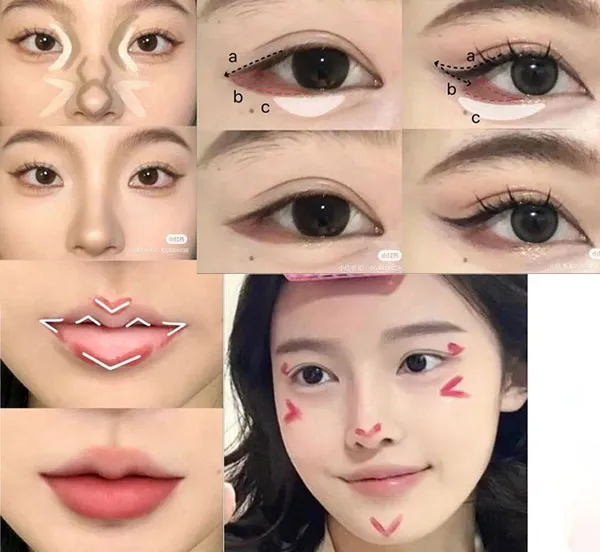 Korean eye makeup tutorial 24