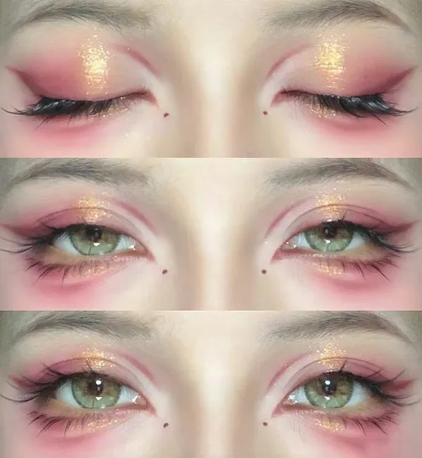 Korean eye makeup tutorial 27