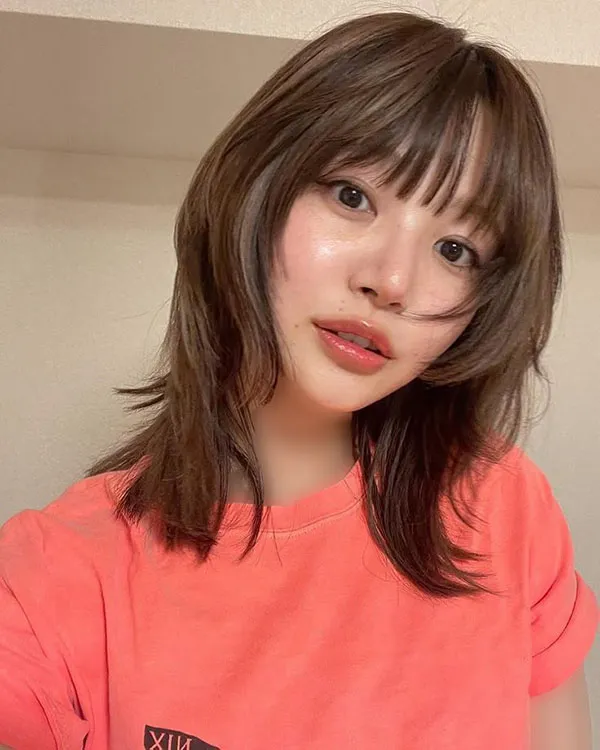 39 مدل مو لیر با چتری جدید ؛ استایل دخترونهای که مد شده! 27 Lear hairstyle with bangs 24
