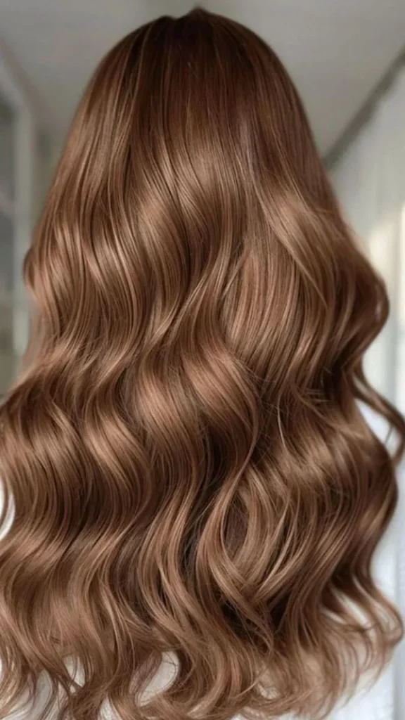 مدل رنگ مو نسکافه ای شکلاتی روشن؛ ترکیب شیرین و ترندی برای استایل 2025 16 Light chocolate Nescafe hair color 12