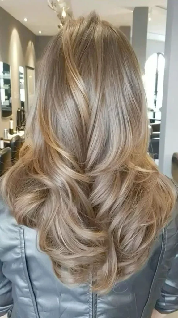 مدل رنگ فندقی روشن مو 2025؛ موهات مثل شکلات براق میشن 😍 14 Light hazel color 11