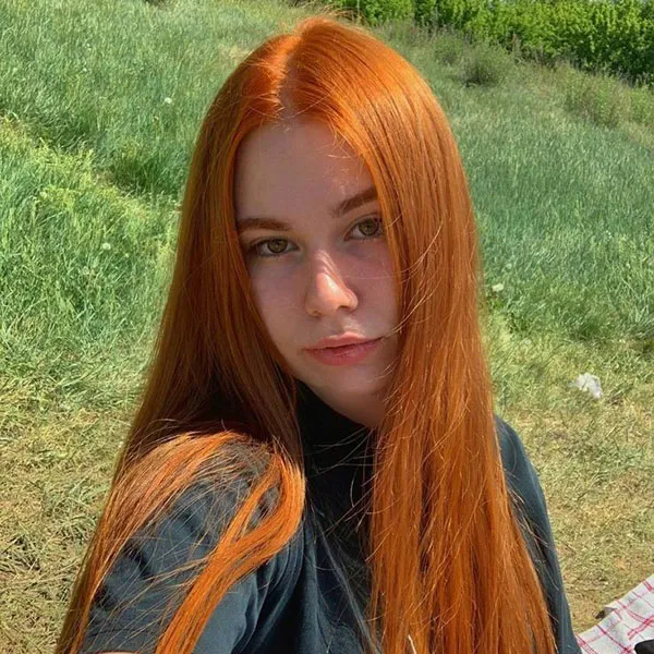 Light henna hair color 16