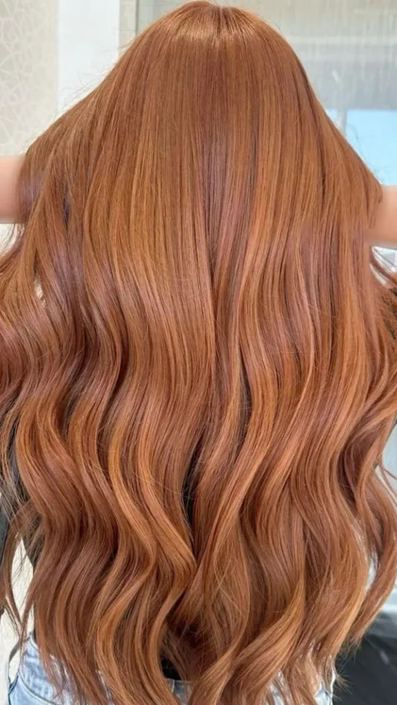 Light henna hair color 23
