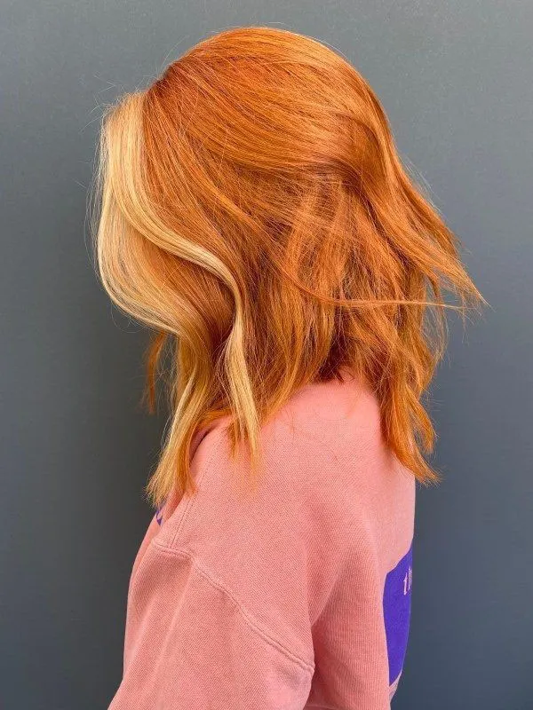 Light henna hair color 3
