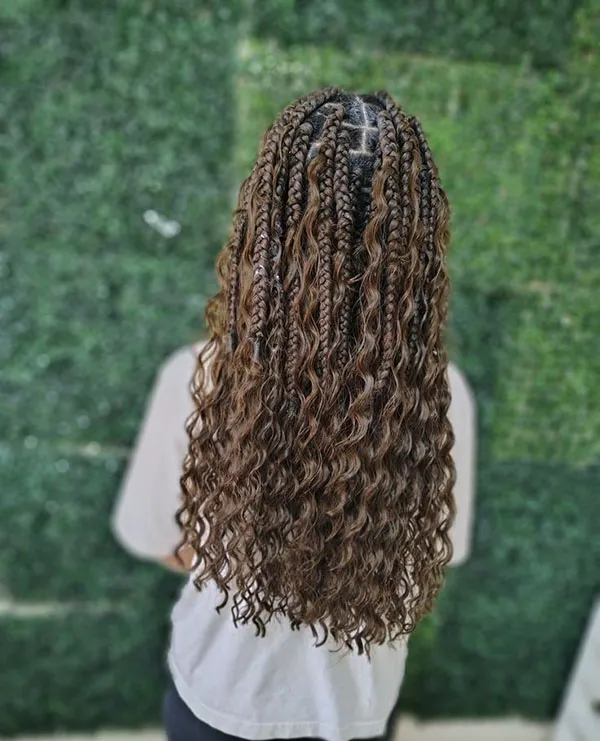 Long afro texture 1