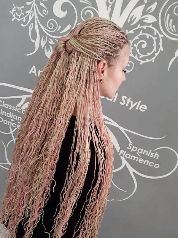 Long afro texture 23
