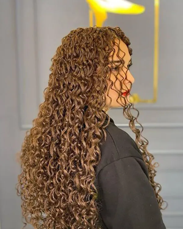 Long afro texture 30