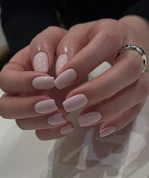 Nail manicure with varnish 11