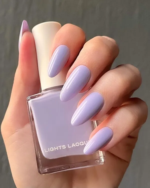 Nail manicure with varnish 20