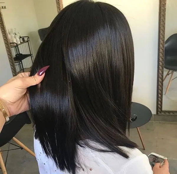 Natural black hair color 13