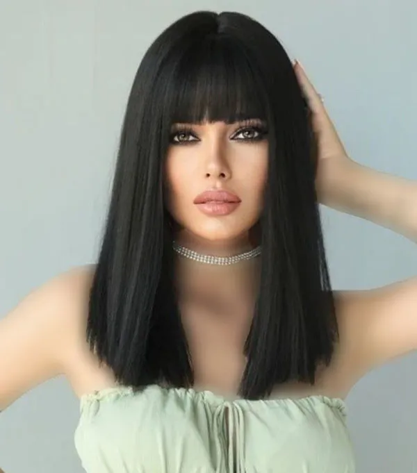 Natural black hair color 15