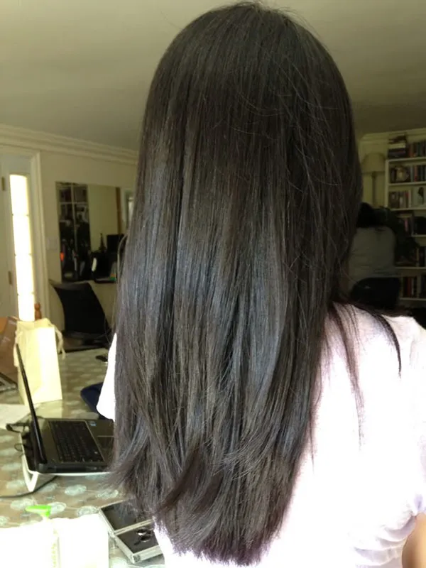 Natural black hair color 30