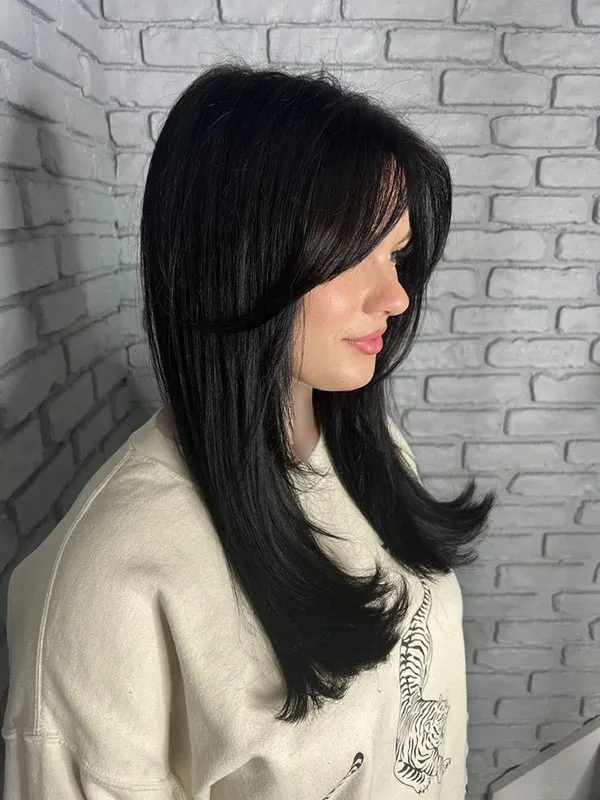 Natural black hair color 8