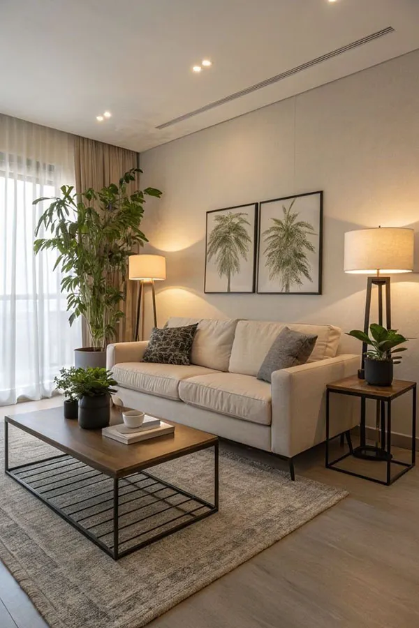Natural flower arrangement at home 12