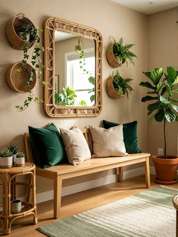 Natural flower arrangement at home 33