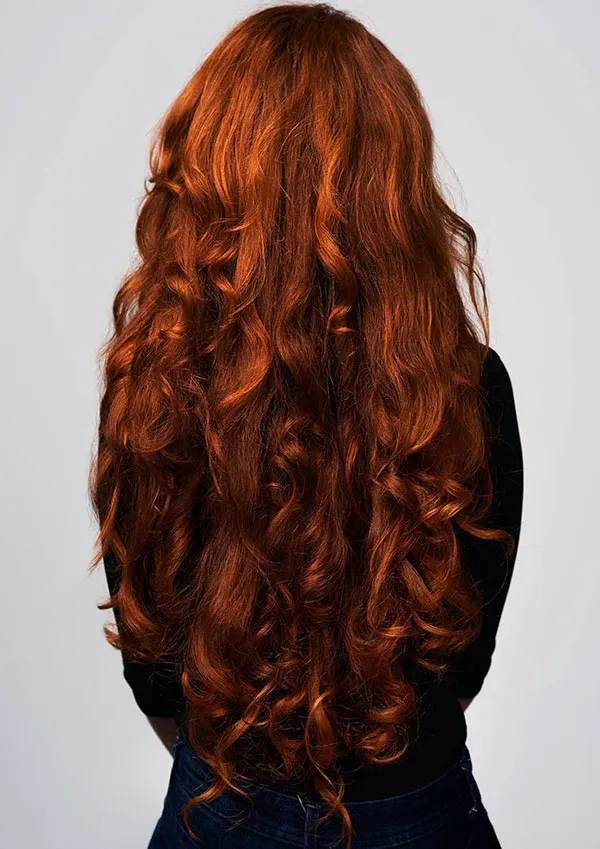 Natural red hair 13