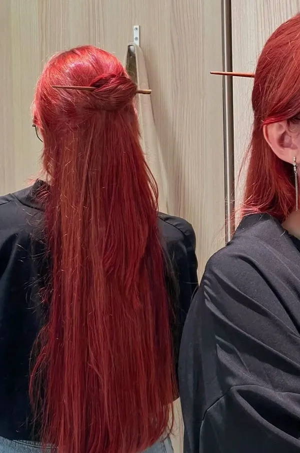 Natural red hair 15