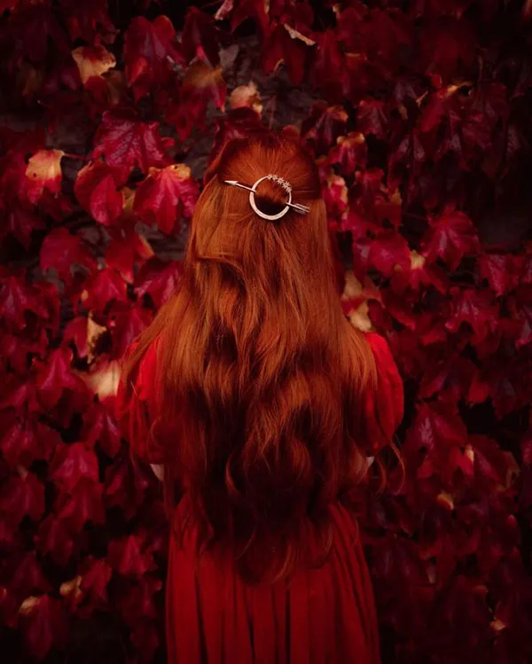 Natural red hair 17