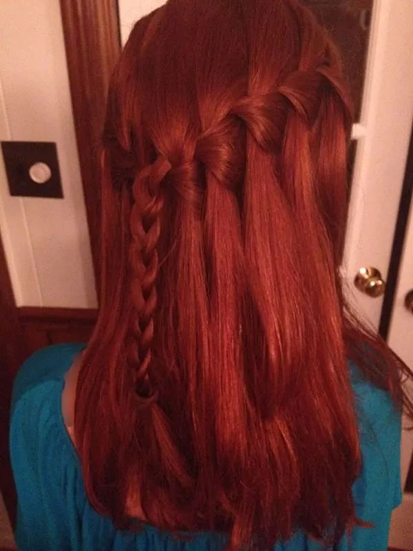 Natural red hair 2
