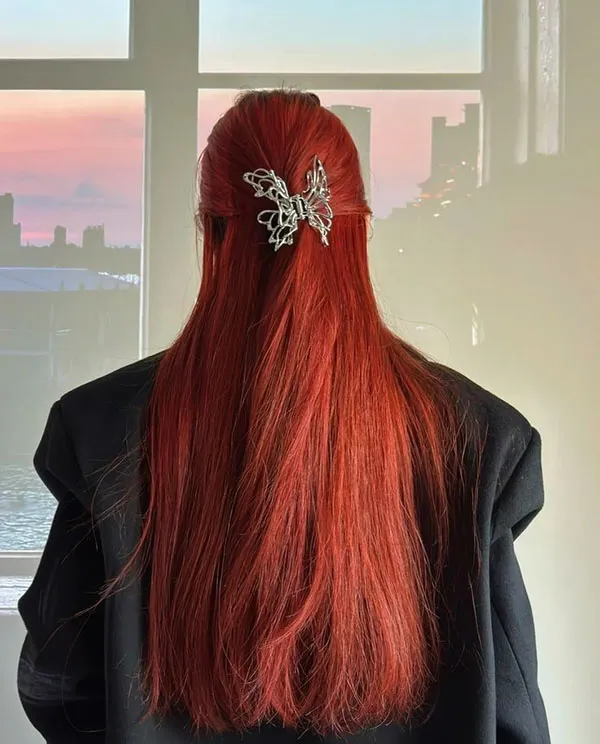 Natural red hair 21