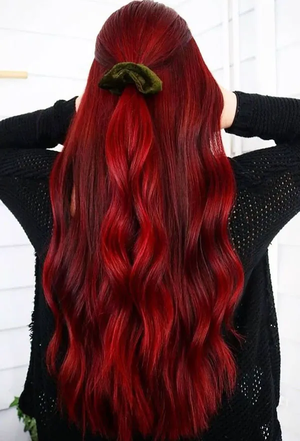 Natural red hair 24