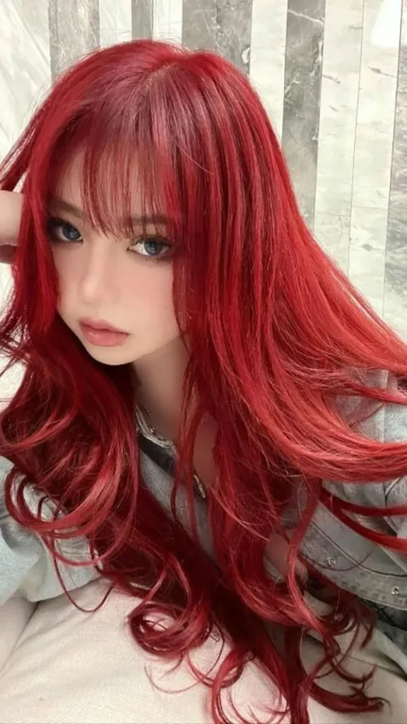 Natural red hair 25