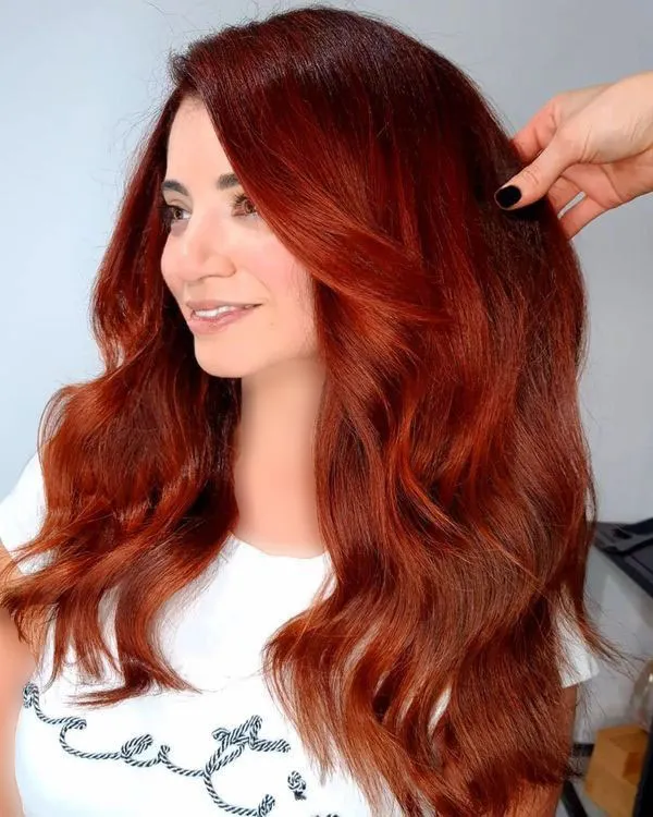 Natural red hair 3