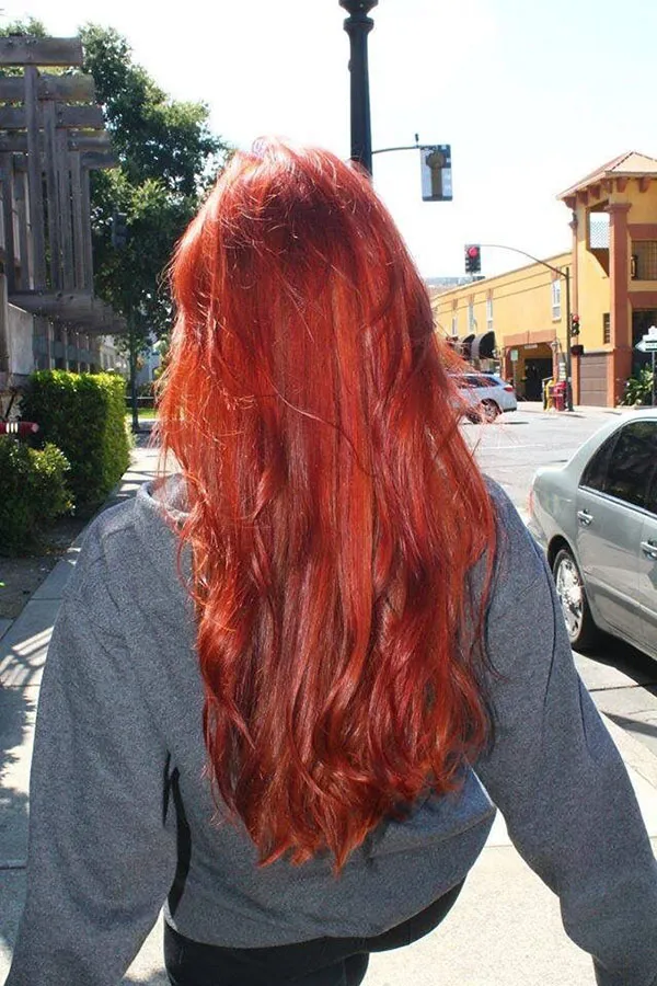 Natural red hair 33