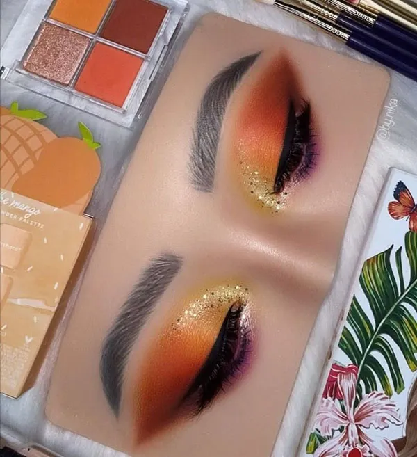 اموزش سایه چشم جدید 2025؛ مرحلهبهمرحله یاد بگیر، از مدلهای کیوت تا لاکچری! 34 New eyeshadow tutorial 31