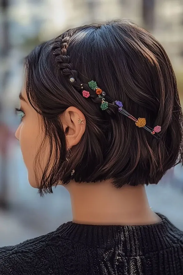 New short hair weave model for girls 13