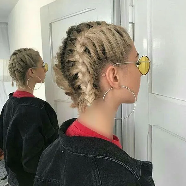 New short hair weave model for girls 3