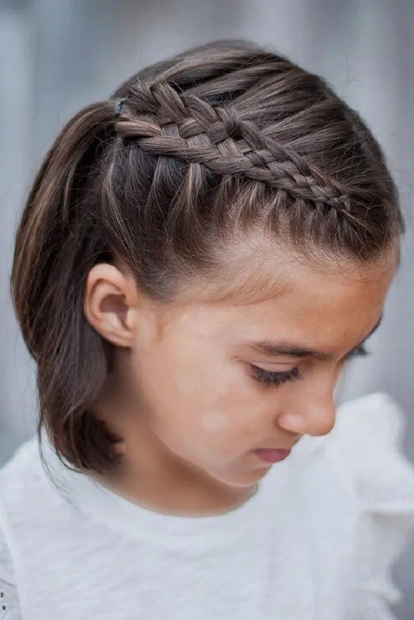New short hair weave model for girls 32