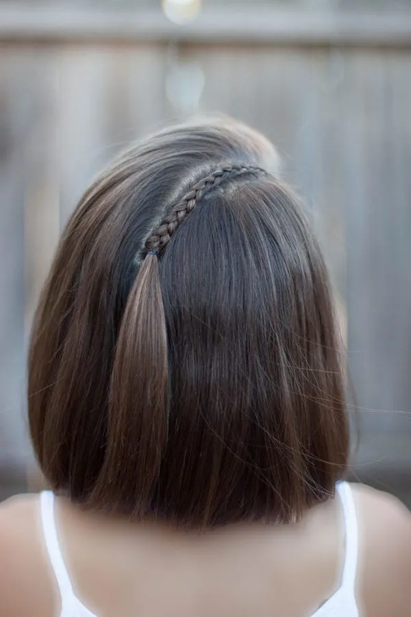 New short hair weave model for girls 5