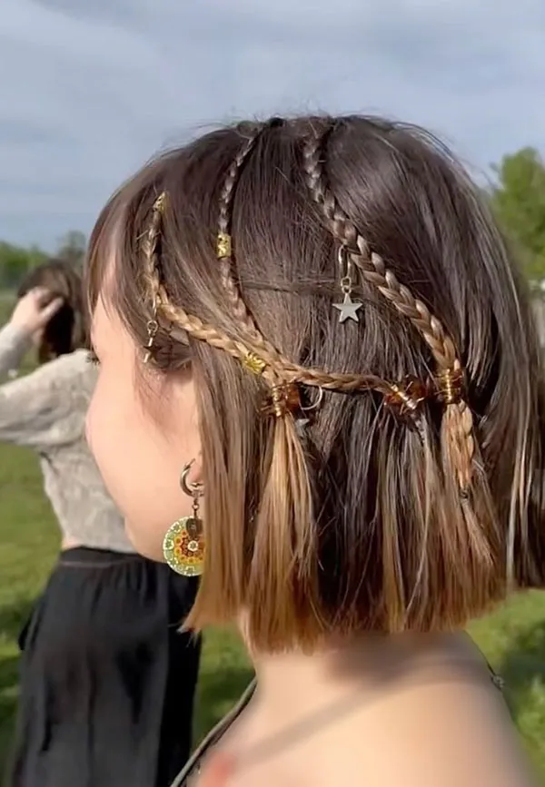 New short hair weave model for girls 6