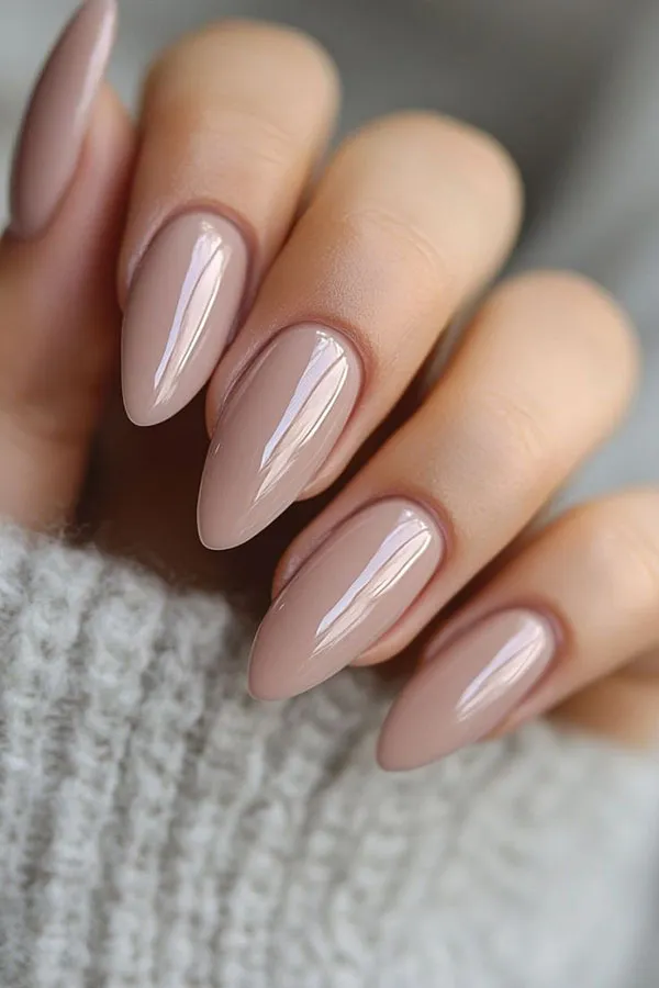 جدیدترین مدل ناخن رنگ های نود 1404؛ رنگای آرومی که ناخناتو زیباتر میکنه! 18 Nude nail designs 15