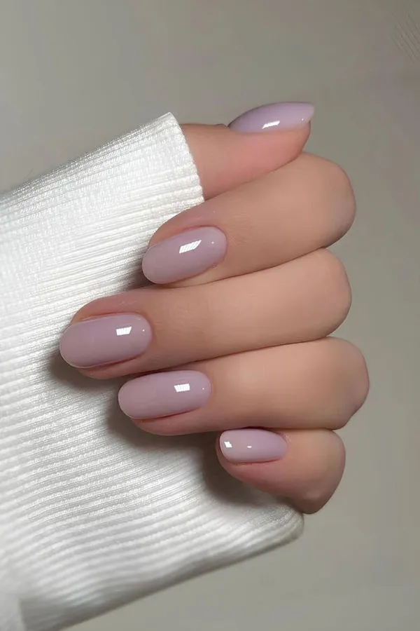 جدیدترین مدل ناخن رنگ های نود 1404؛ رنگای آرومی که ناخناتو زیباتر میکنه! 23 Nude nail designs 20