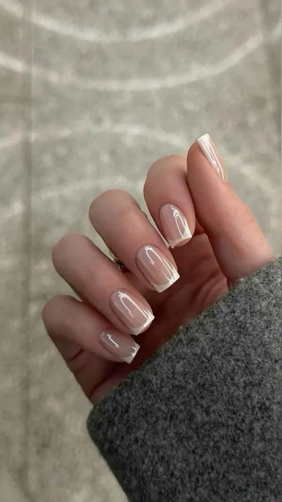 جدیدترین مدل ناخن رنگ های نود 1404؛ رنگای آرومی که ناخناتو زیباتر میکنه! 36 Nude nail designs 33