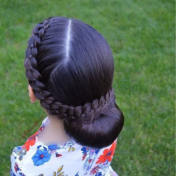 مدل بافت مو یک طرفه زیبا؛ استایلی دخترونه و شیک برای 2025 ! 27 One sided hair weave model 20